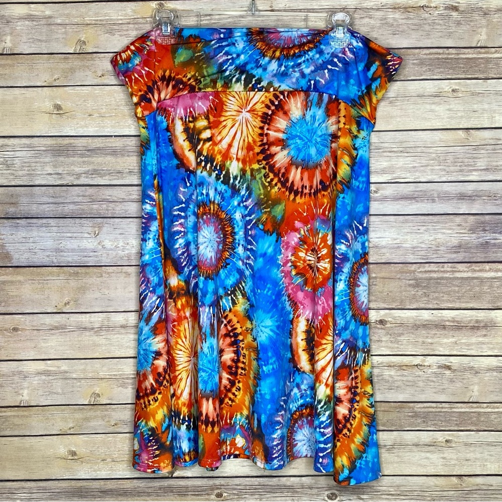 EUC LuLaRoe 2XL Azure - short maxi style skirt